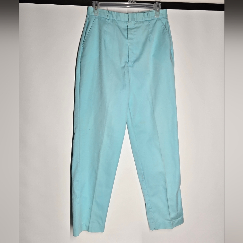 Elegant Vintage Lord Isaacs Straight Leg Pants in Pastel Blue
